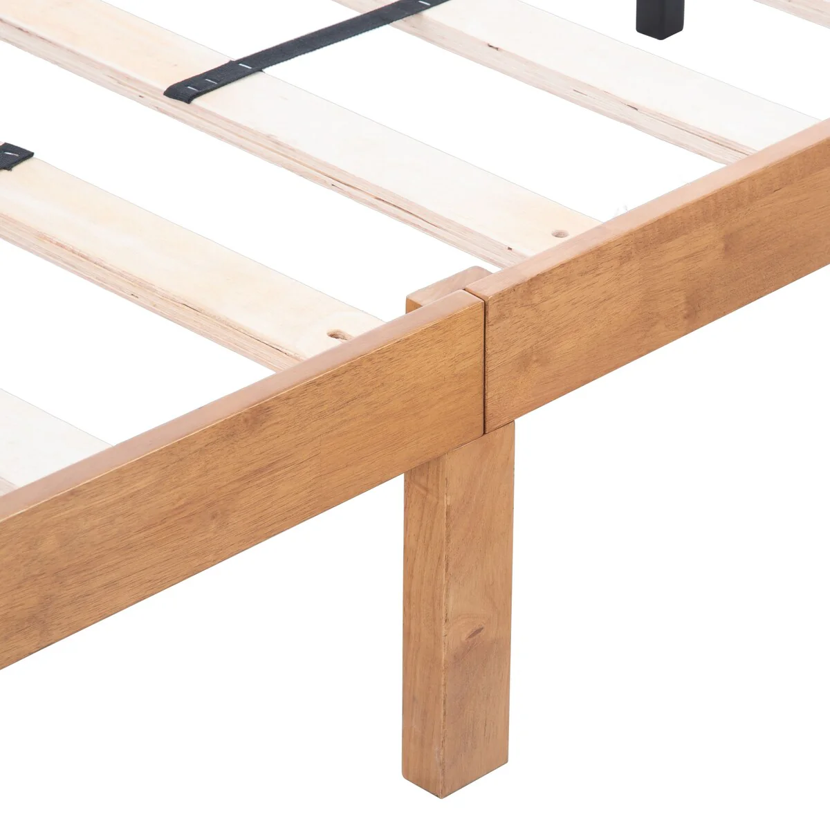King Size Solid Wood Platform Bed Easy Assembly