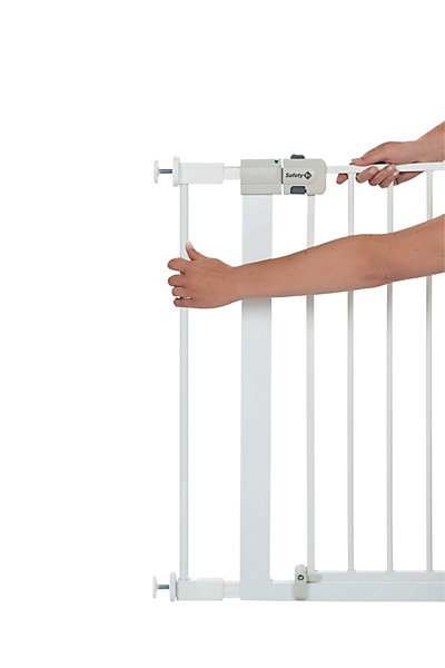 Extension barrière de sécurité en métal blanc 7 cm