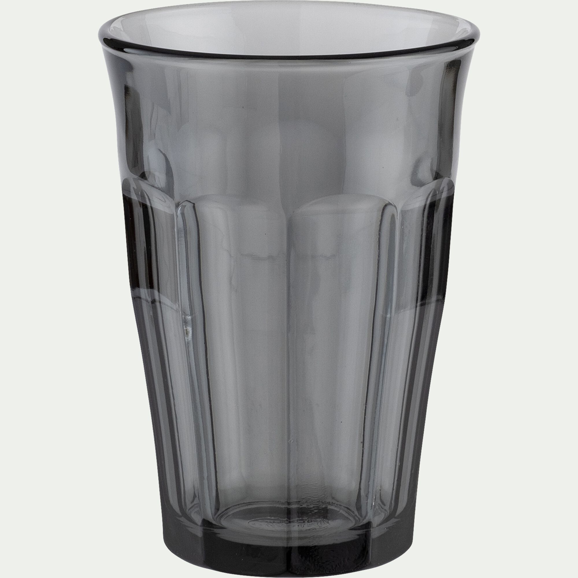 PICARDIE - Gobelet haut en verre 36cl - gris