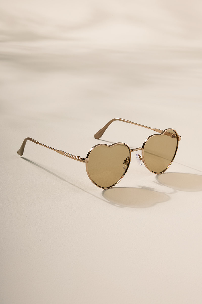 Carissa Heart Shaped Sunglasses