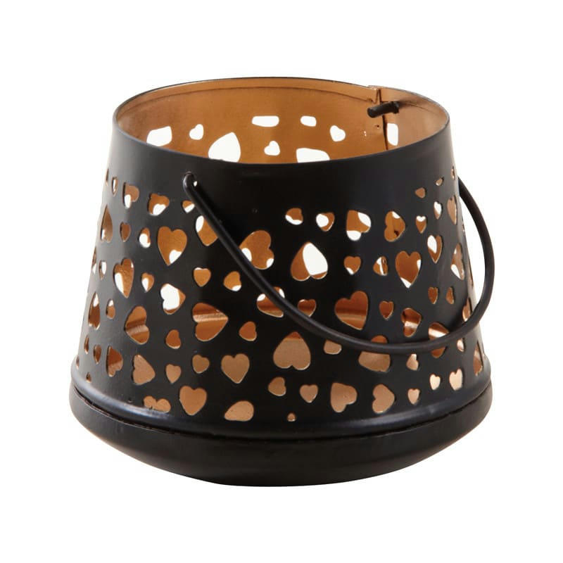 - Photophore en métal cœurs