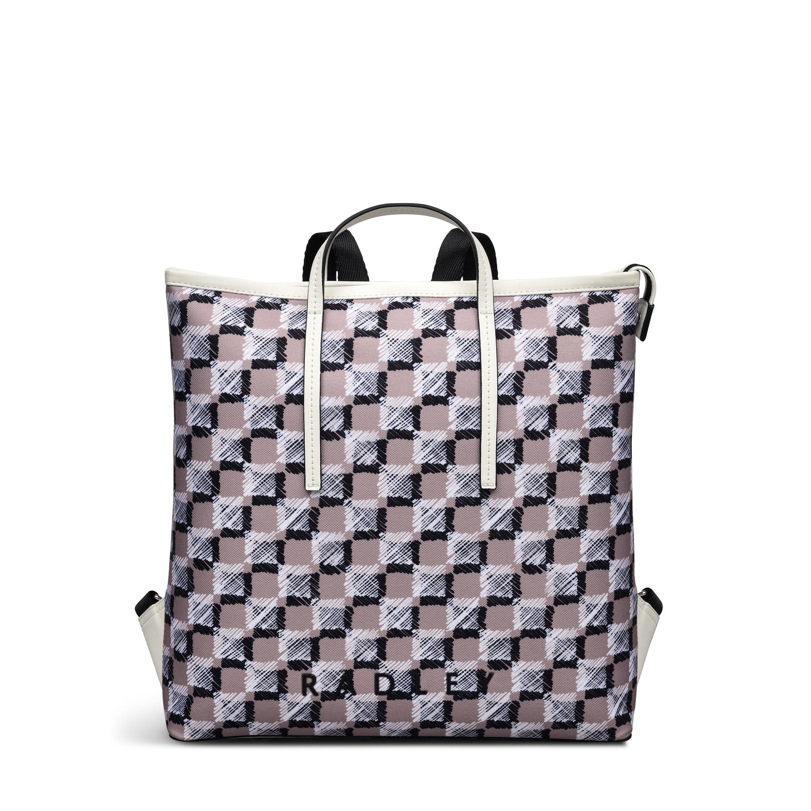 Addison Check - Responsible Medium Ziptop Backpack - OHE16103