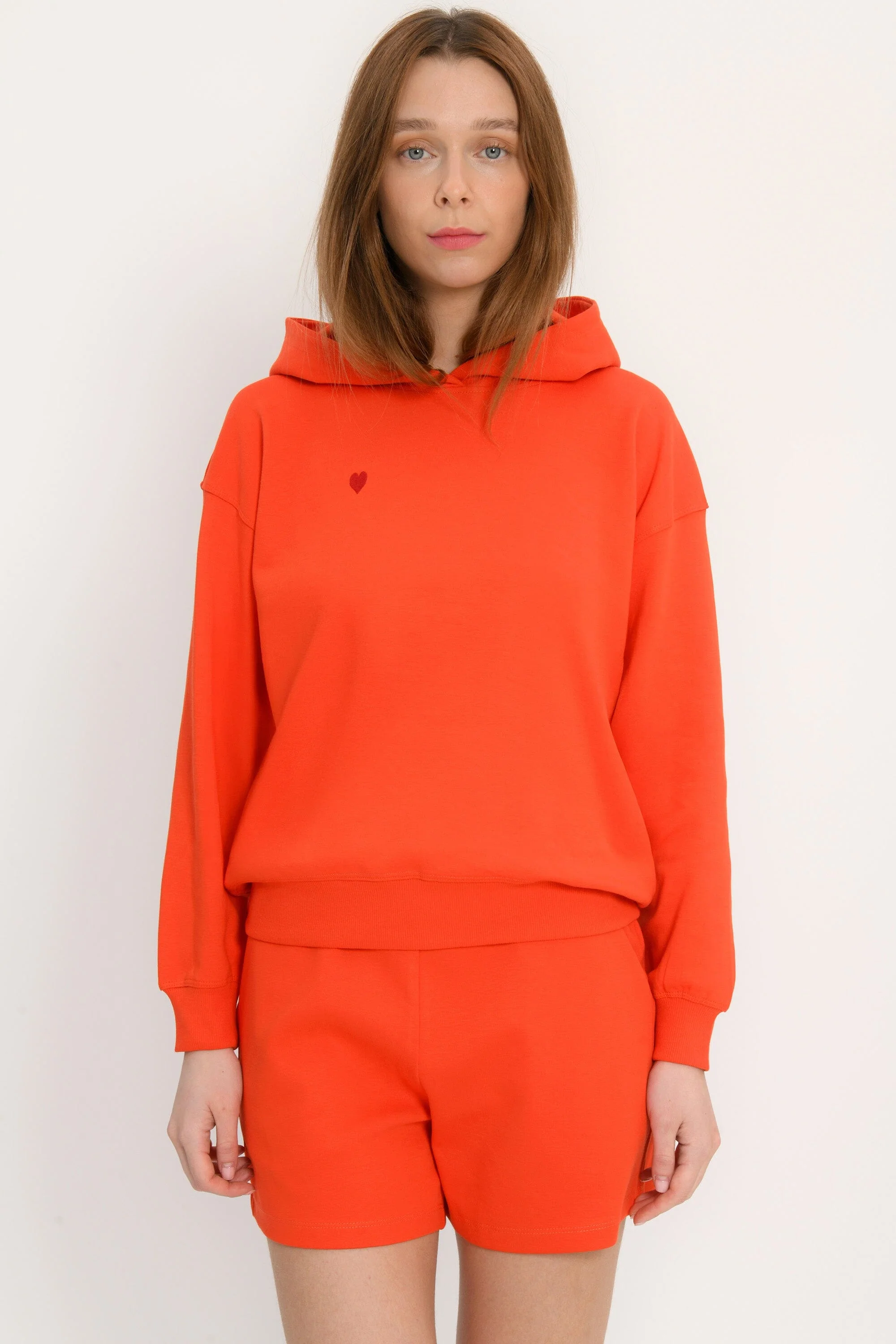 SWEAT A CAPUCHE - ARLO - ORANGE