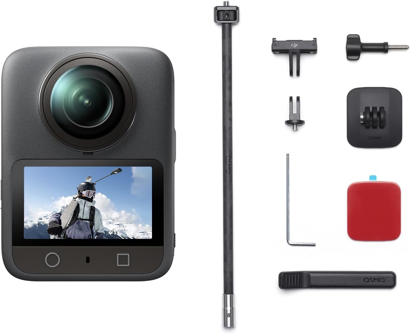 DJI Osmo 360 Third-Person Helmet Combo  360 Camera with 1-Inch 360° Imaging  Native 8K 360° Video  4K/120fps & 170° Boost Video  Third-Person POV Helmet Mount Kit  Action Camera for Extreme Sports