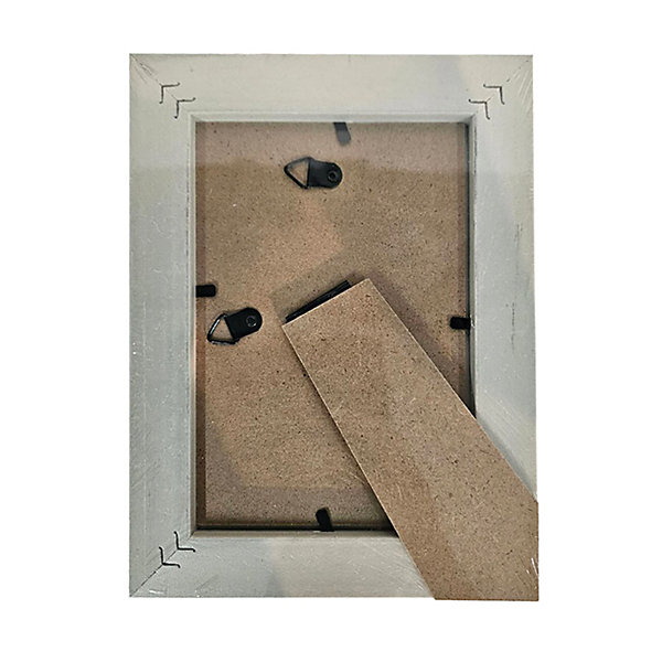 Cadre photo effet bois tressé beige 10 x 15 cm Ornami