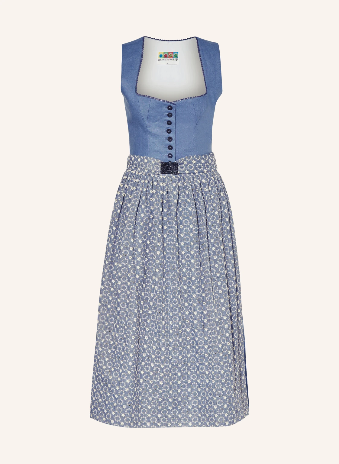 BERWIN & WOLFF Dirndl mit Leinen