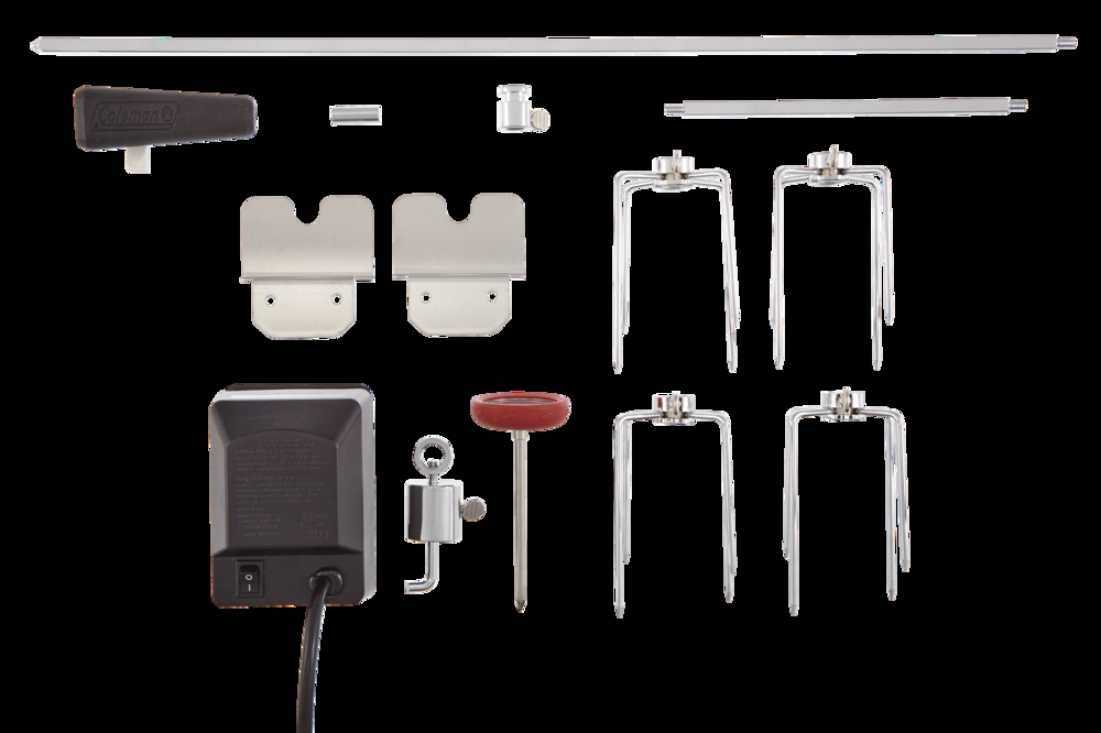 Coleman Rotisserie Kit with Meat Probe