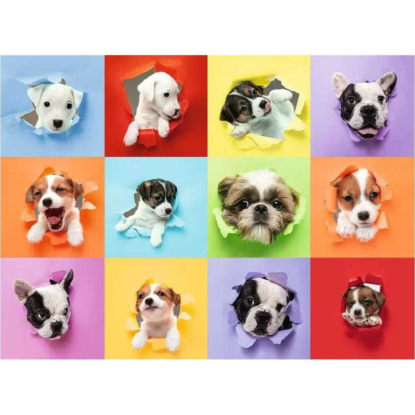 Puzzle Welpen-Pop-Out