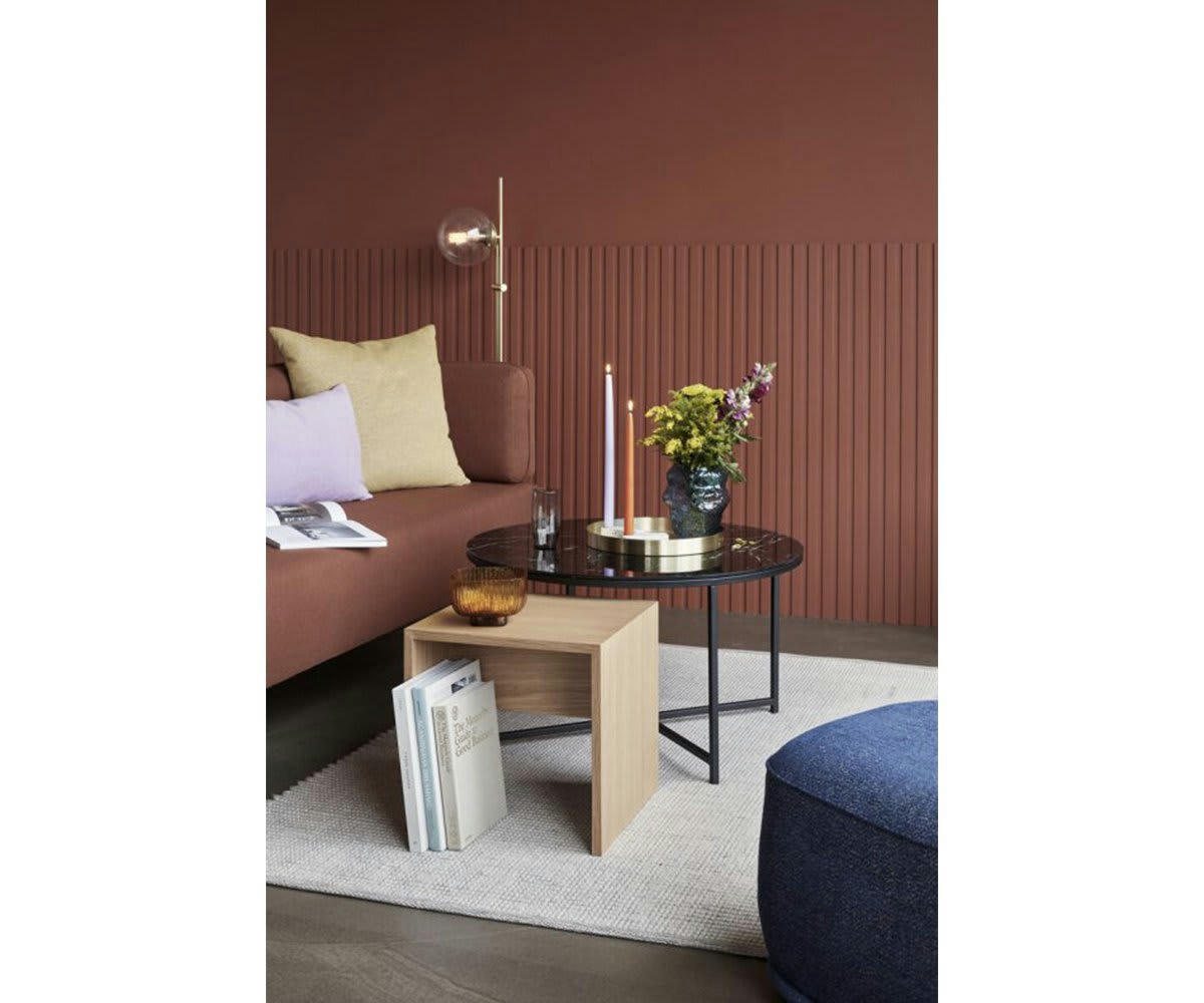 SAZET - Table basse ronde en marbre