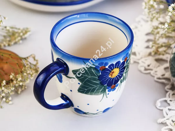 Kubek 0,3 L Bolesławiec - Kwiaty Kuleszy