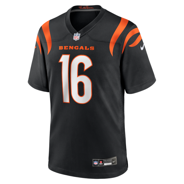 Joe Flacco Cincinnati Bengals Nike Team Game Jersey -  Black