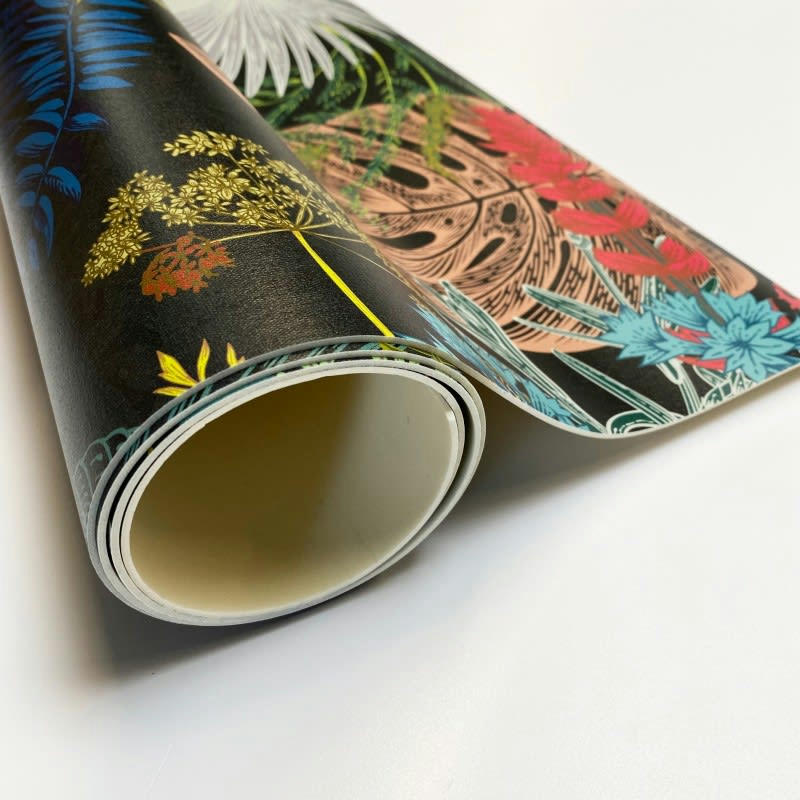 JUNGLE DOUANIER ROUSSEAU - Tapis Vinyle Médium l 50xL120cm Multicolore Feuillage Jungle