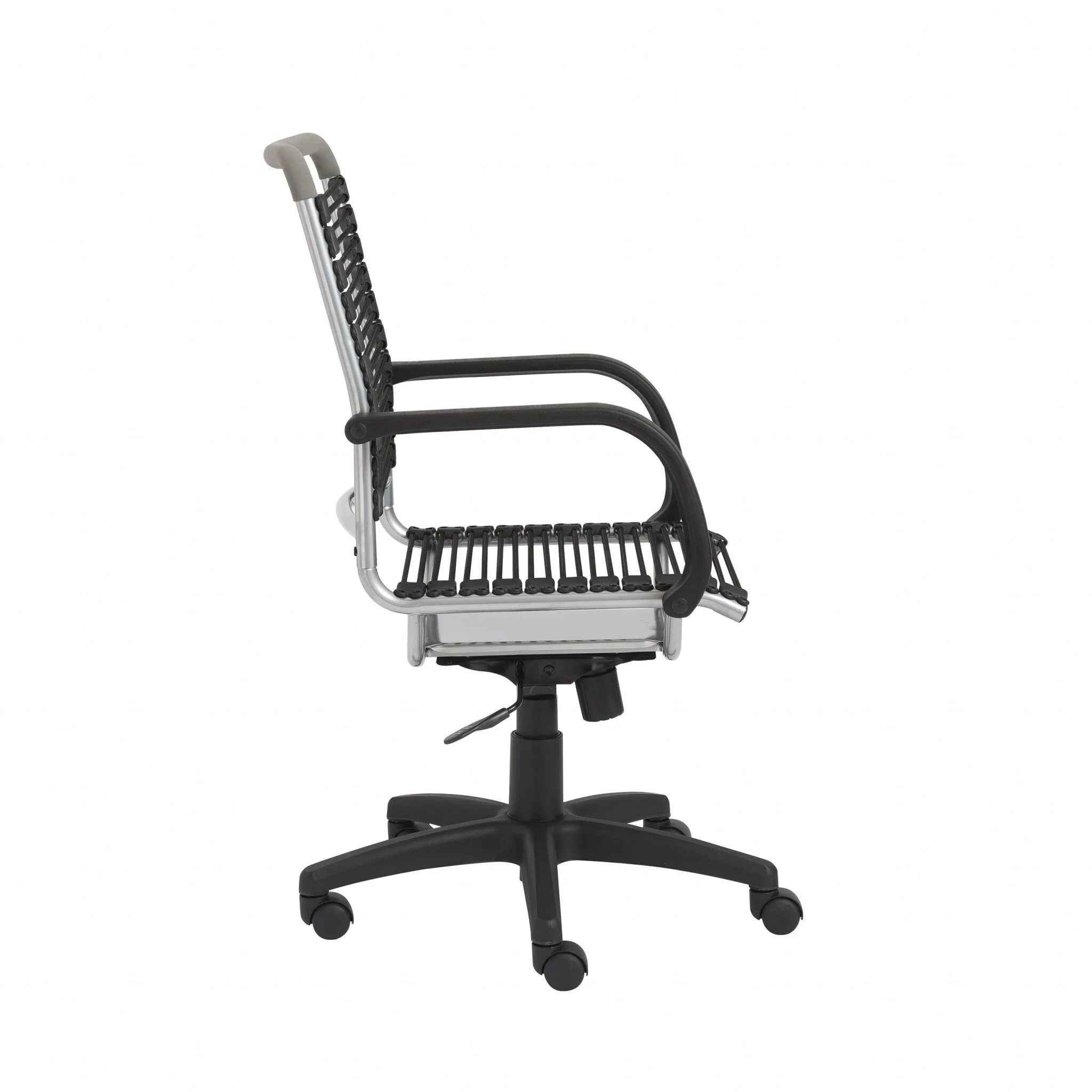 43 Chrome and Black Round Bungee High Back Office Chair