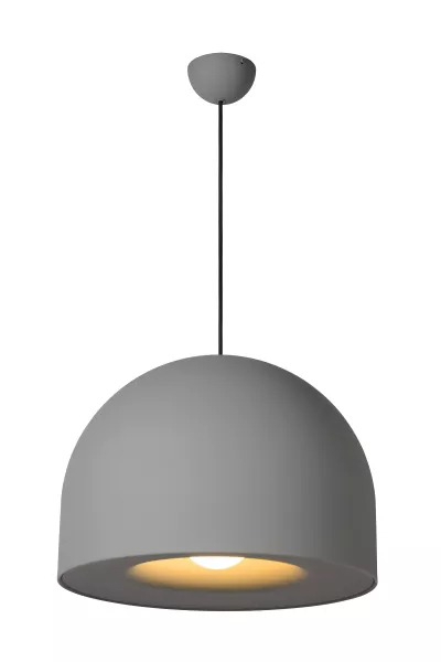 Lampa wisząca czarno-szara AKRON 1xE27x40W wym: 240x50x50 cm Lucide