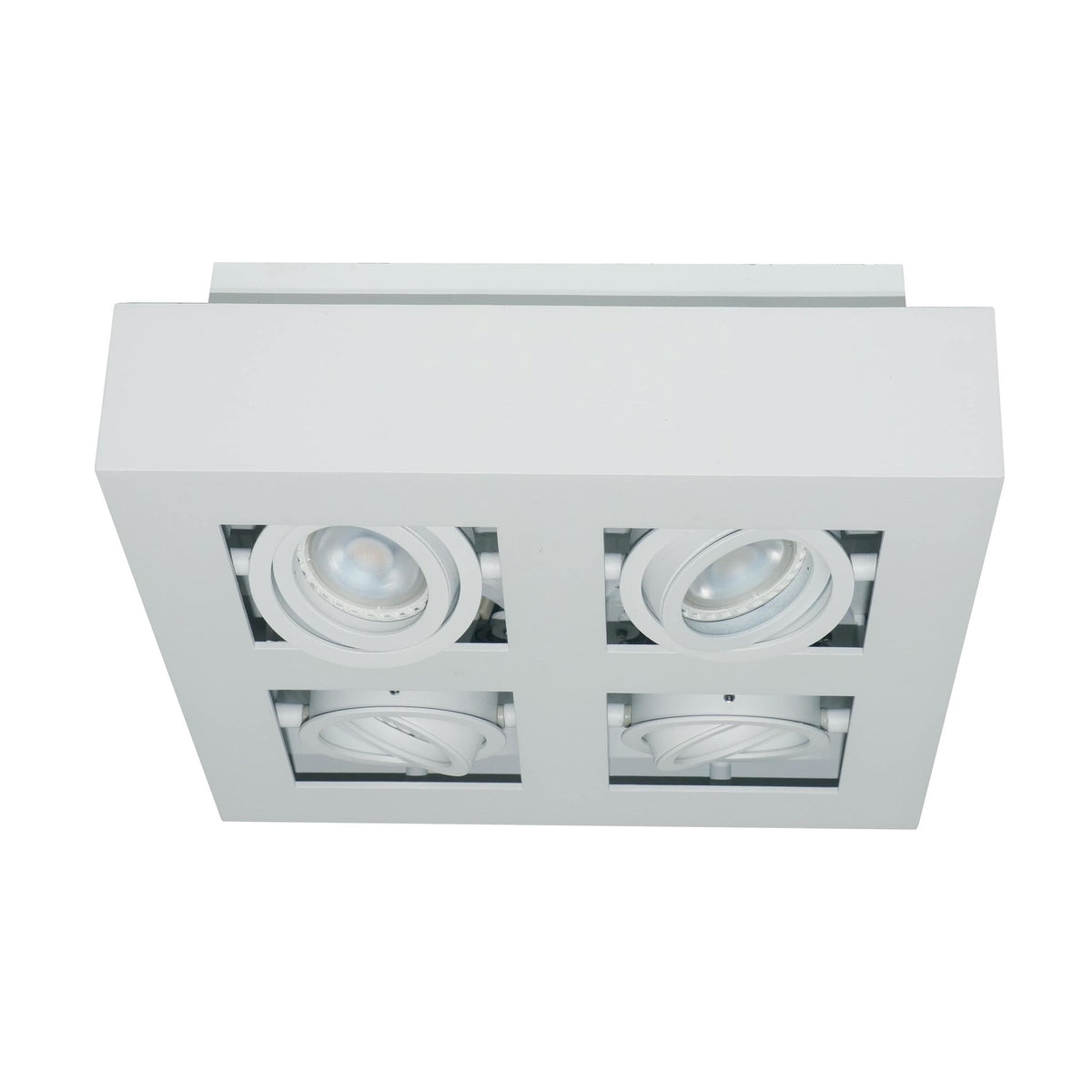 Artdelight spot Bosco - 4 lichts - 25 x 8.6  cm - wit