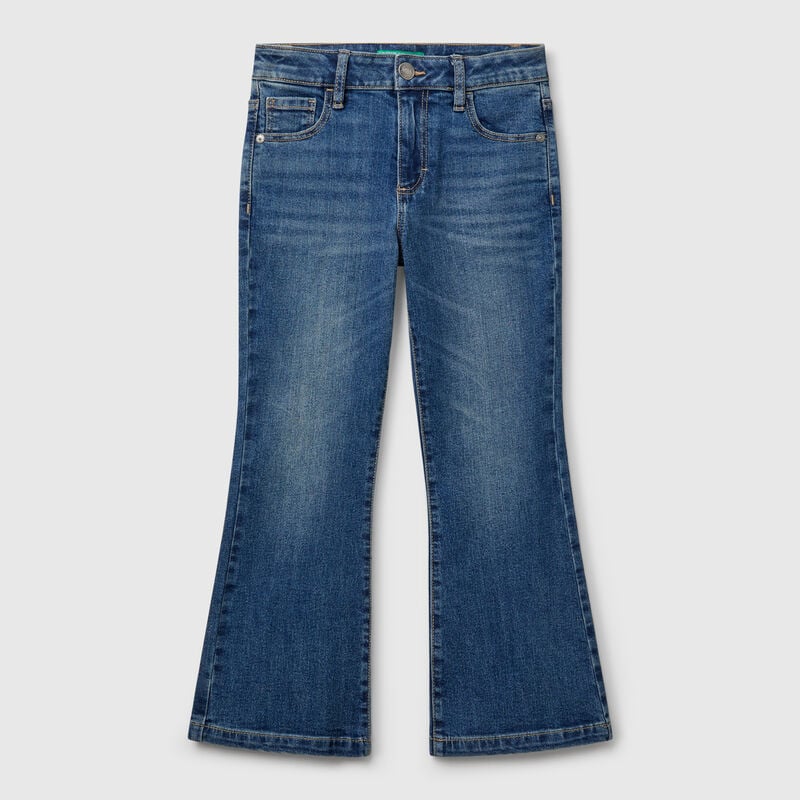 Five pocket flared jeans