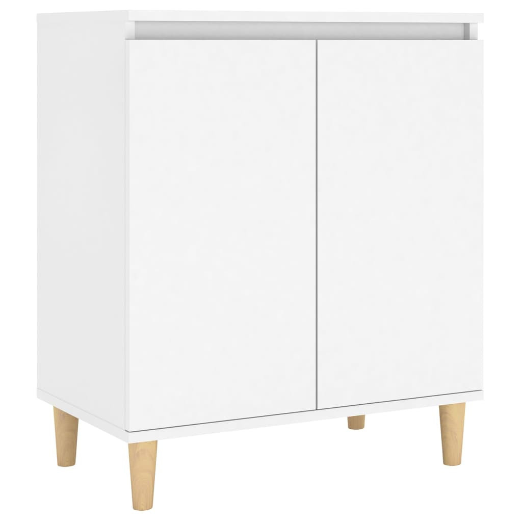 Szafka Biała z Drzwiami 60x35x70 cm do Salonu Pokoju Sypialni