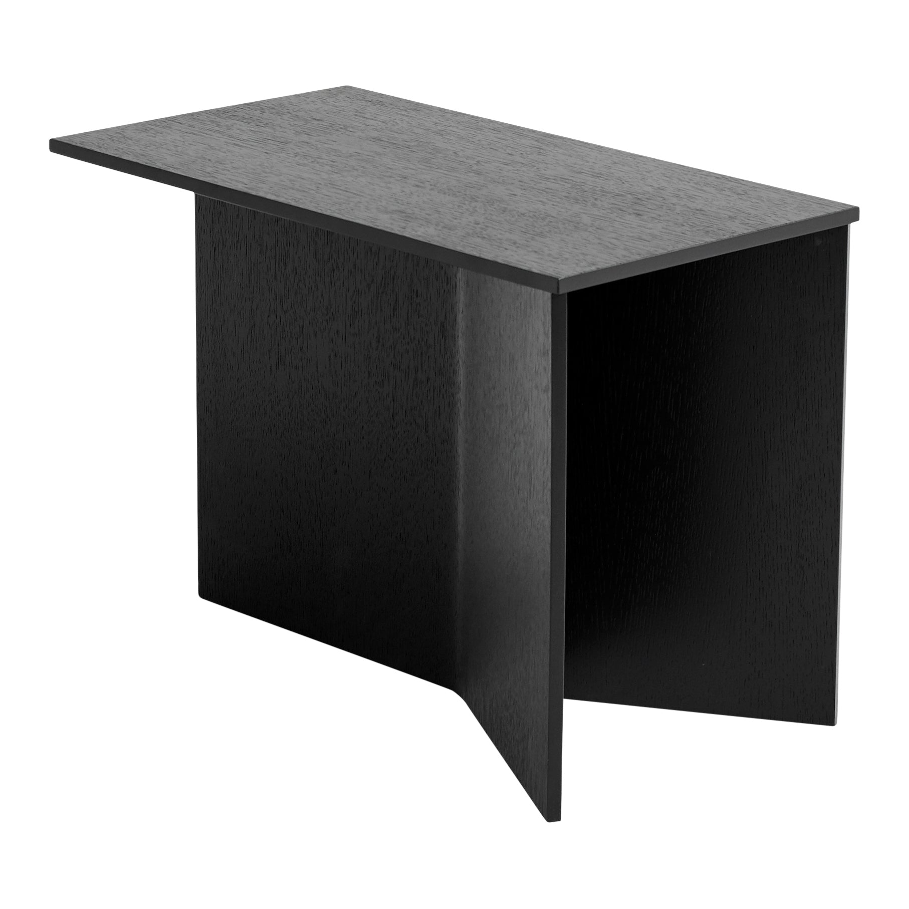 HAY Slit Table Wood Oblong Bijzettafel - Zwart