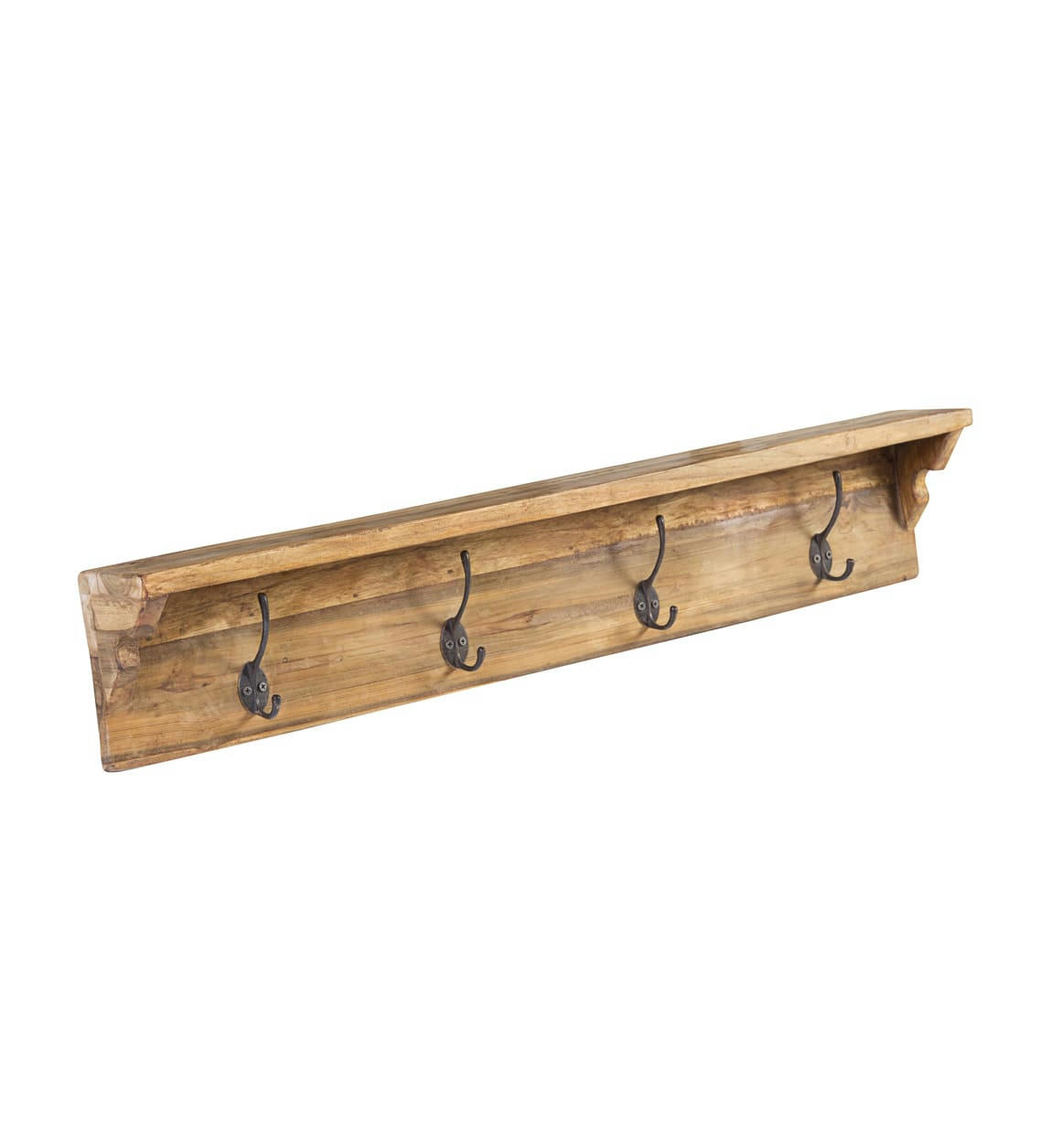 - Patère en bois marron L 90 cm