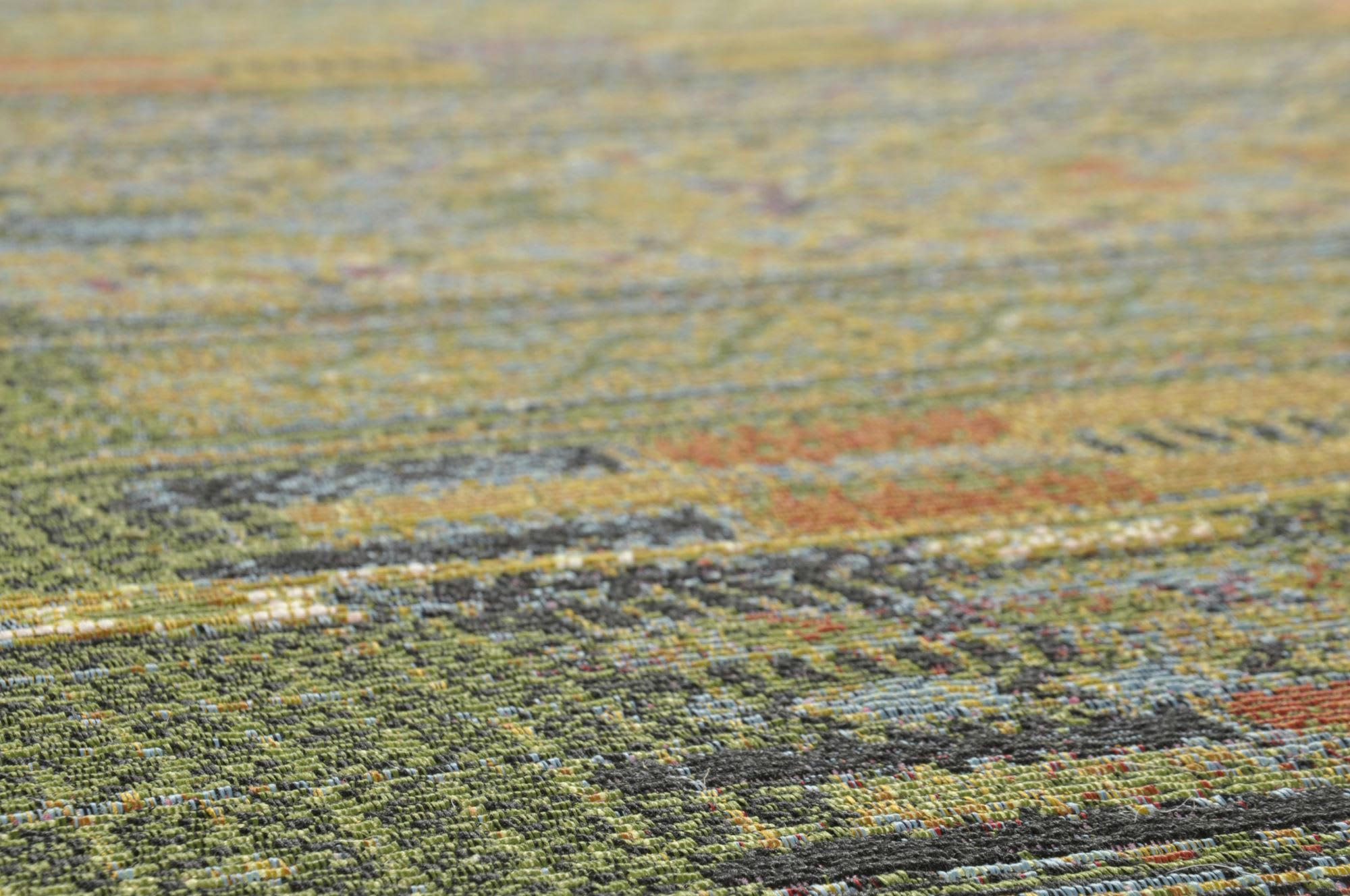 AURORA - Tapis d'extérieur tissé plat - vert 60x100 cm