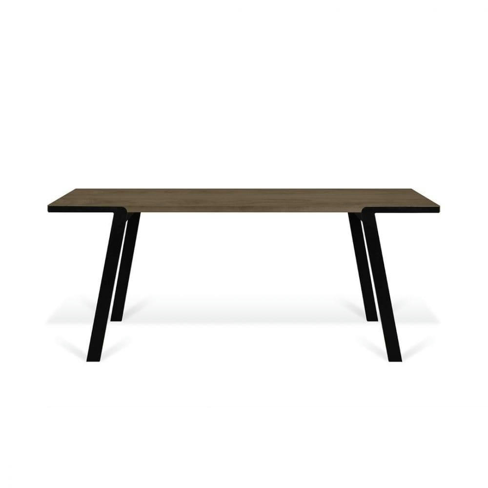 DRIFT - Table  placage noyer et noir