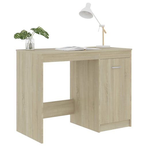 NNEVL Desk Sonoma Oak 100x50x76 cm Chipboard