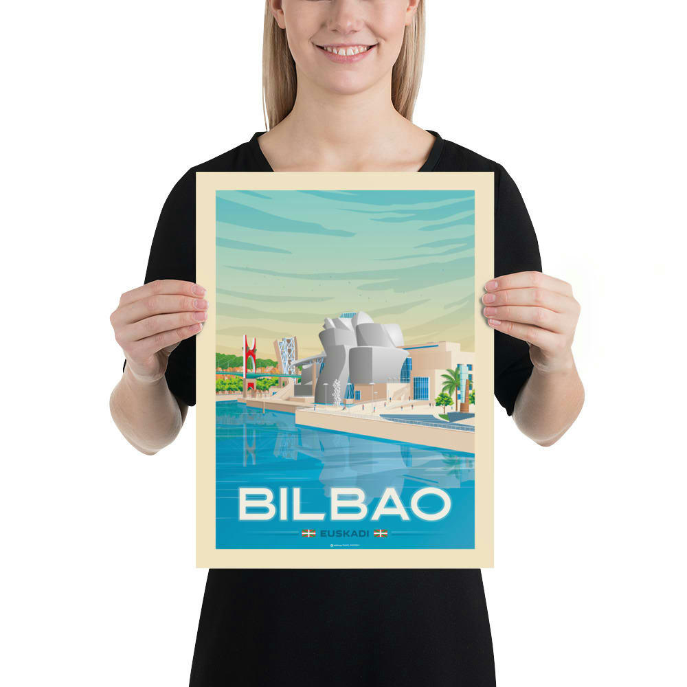 - Affiche Bilbao 30x40 cm