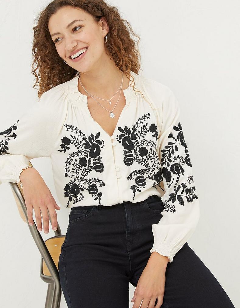 Ellen Embroidered Blouse