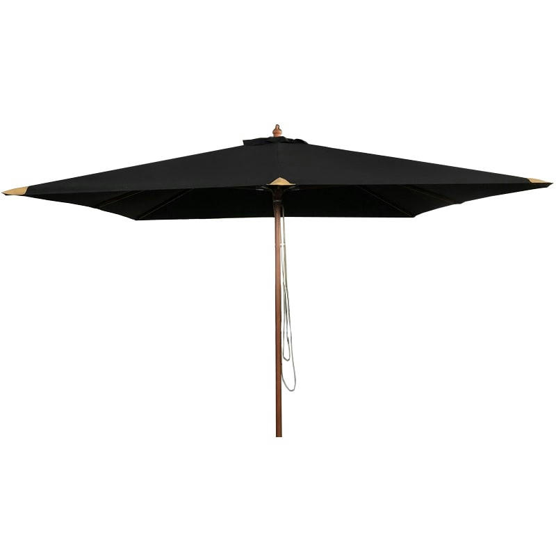 - Parasol droit 3x3 m noir