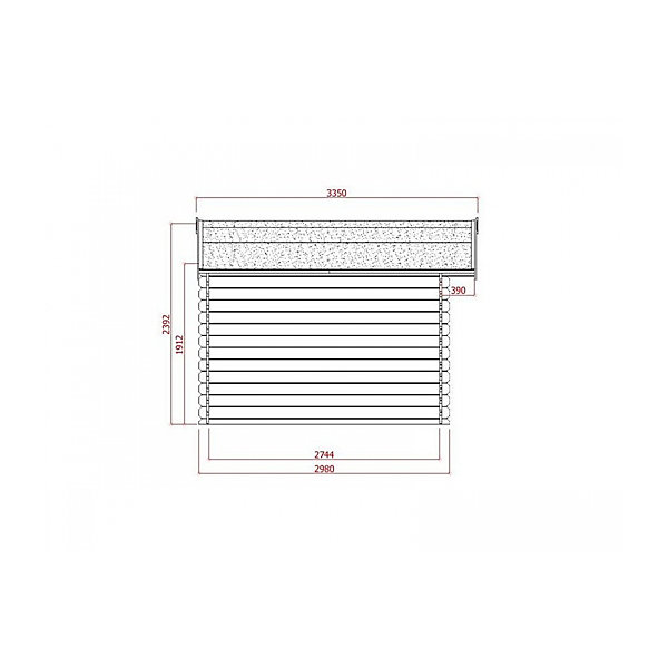 Abri de jardin Sologne - Sans plancher - Non