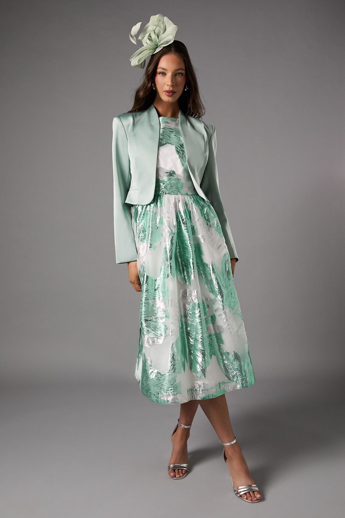 Coast Crop Satin Jacket