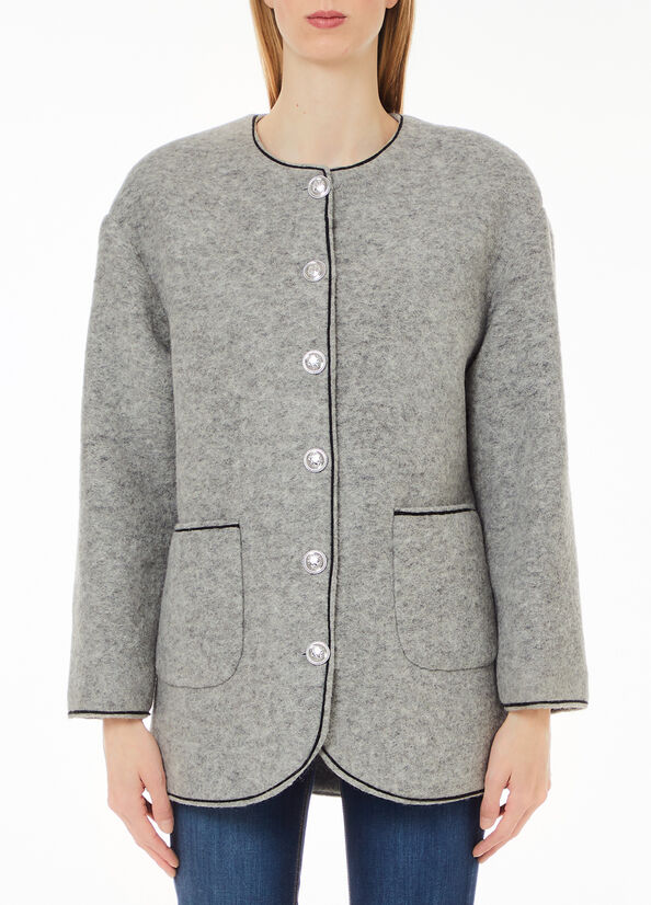 Giacca in misto lana