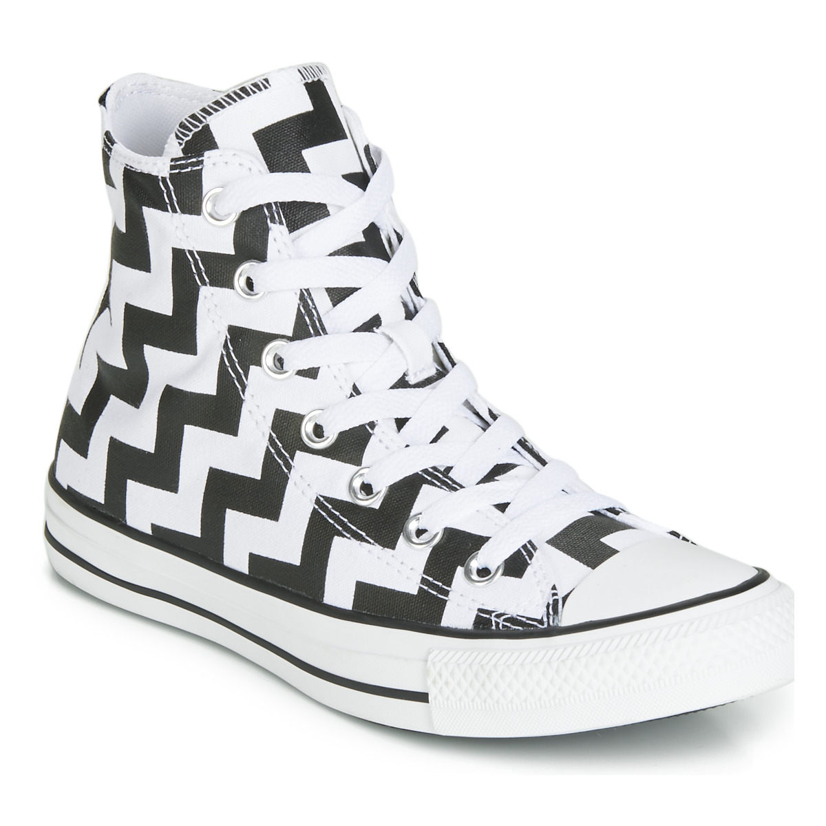 Converse - CHUCK TAYLOR ALL STAR GLAM DUNK CANVAS HI - Black / White
