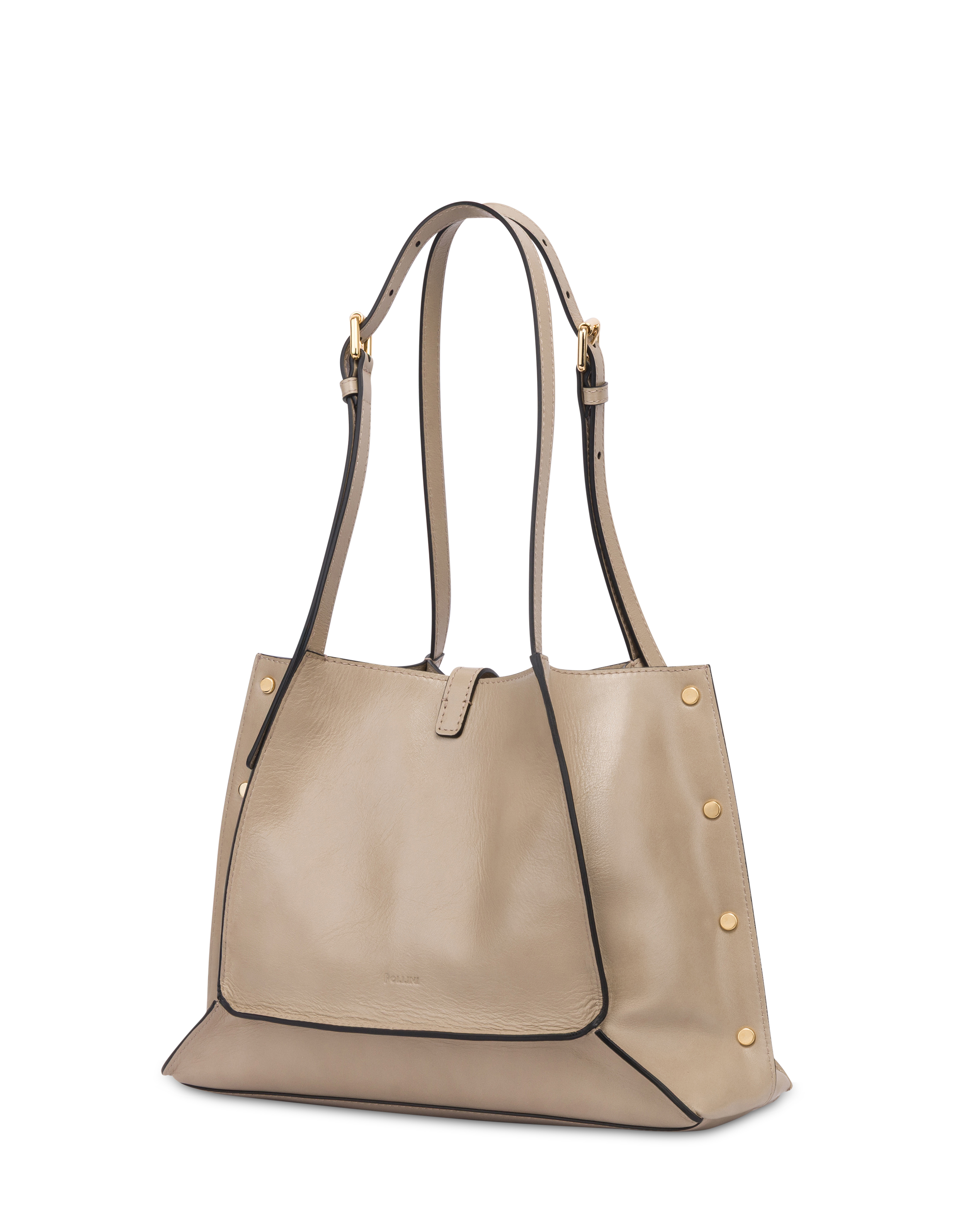 Borsa Shopping Austin Small In Vitello Taupe
