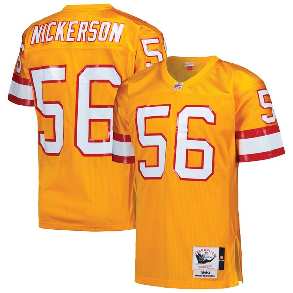 Hardy Nickerson Tampa Bay Buccaneers 1993 Authentic Throwback Retired Player Jersey - Orange