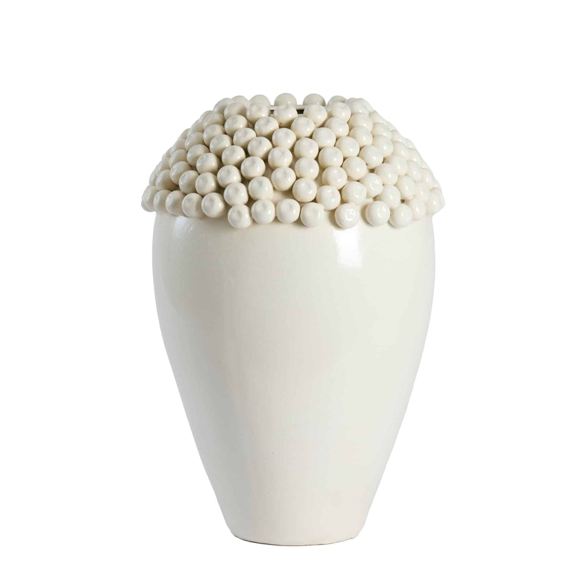 Light & Living vaas Lovro - wit - Ø39.5cm