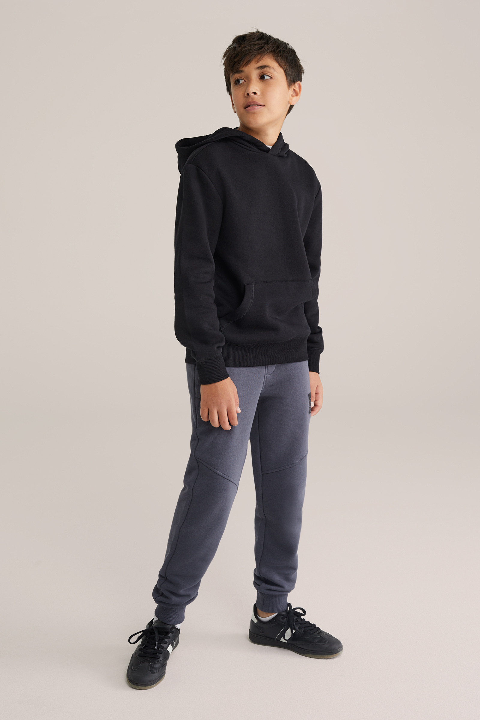 Jongens regular fit joggingbroek met print