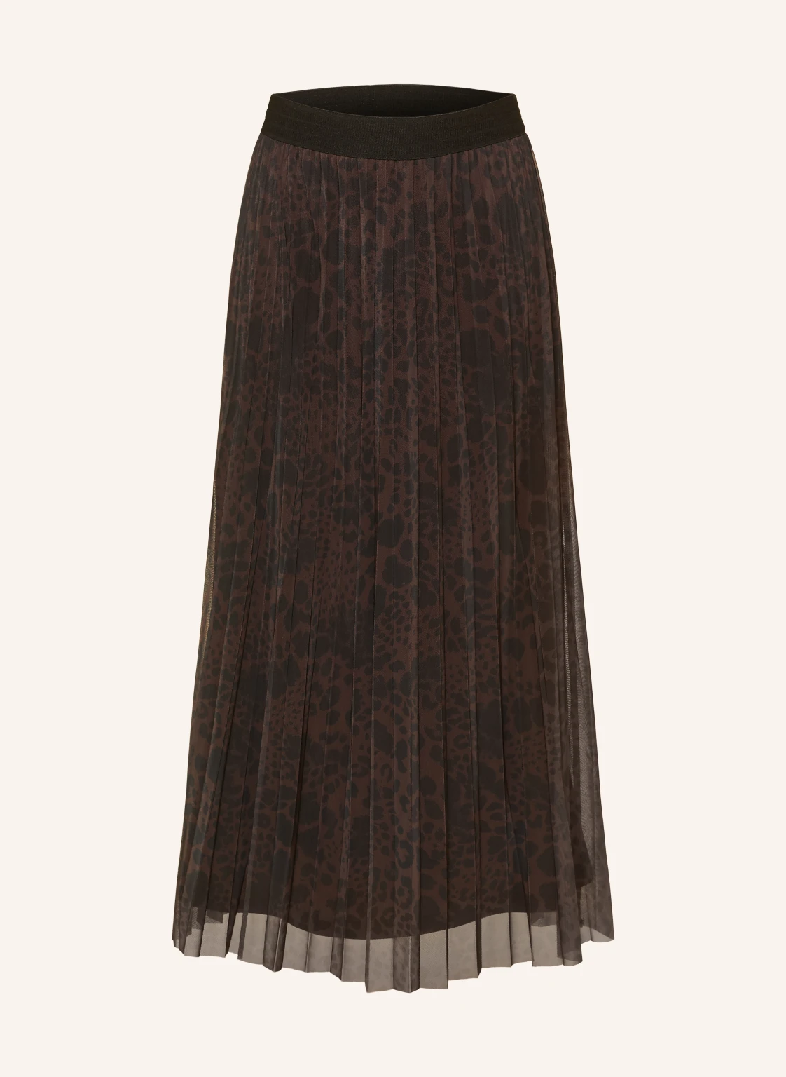 s.Oliver BLACK LABEL Plisseerock aus Mesh