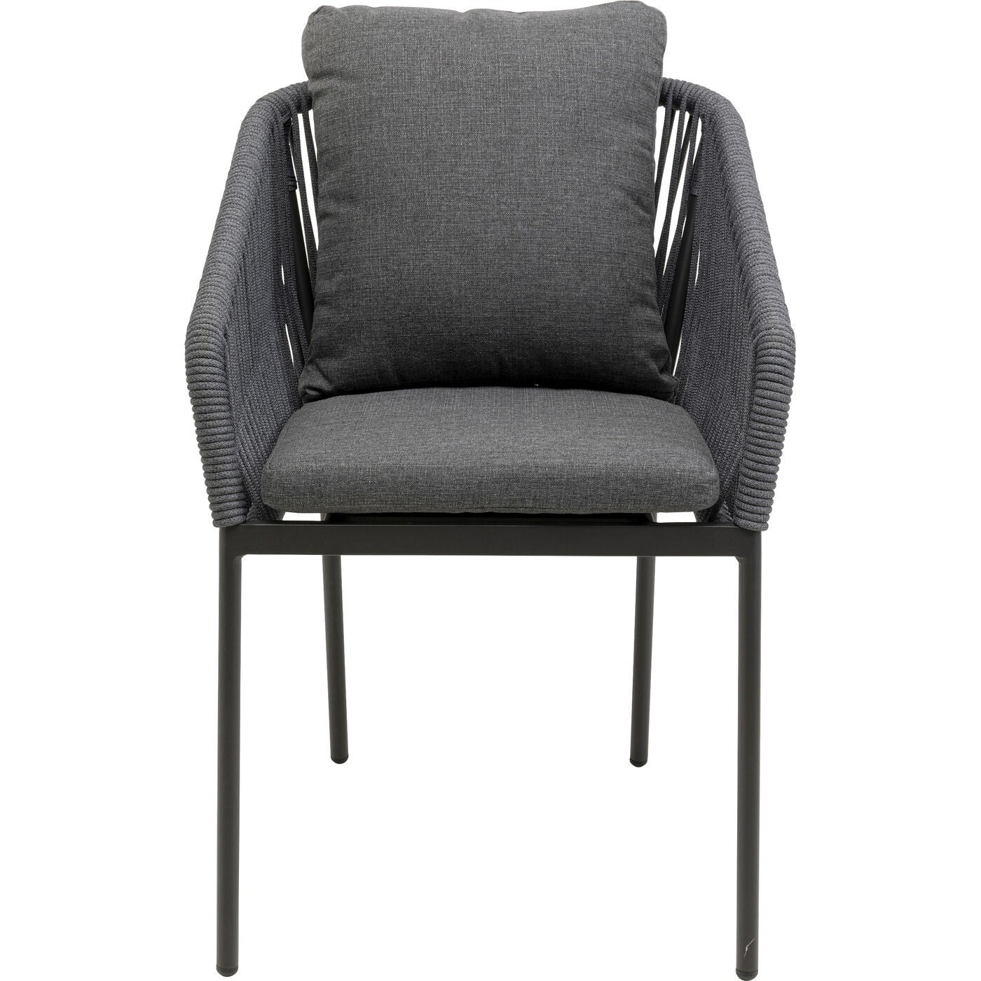 Kare Design Tuinstoel met armleuningen Cyprus grijs