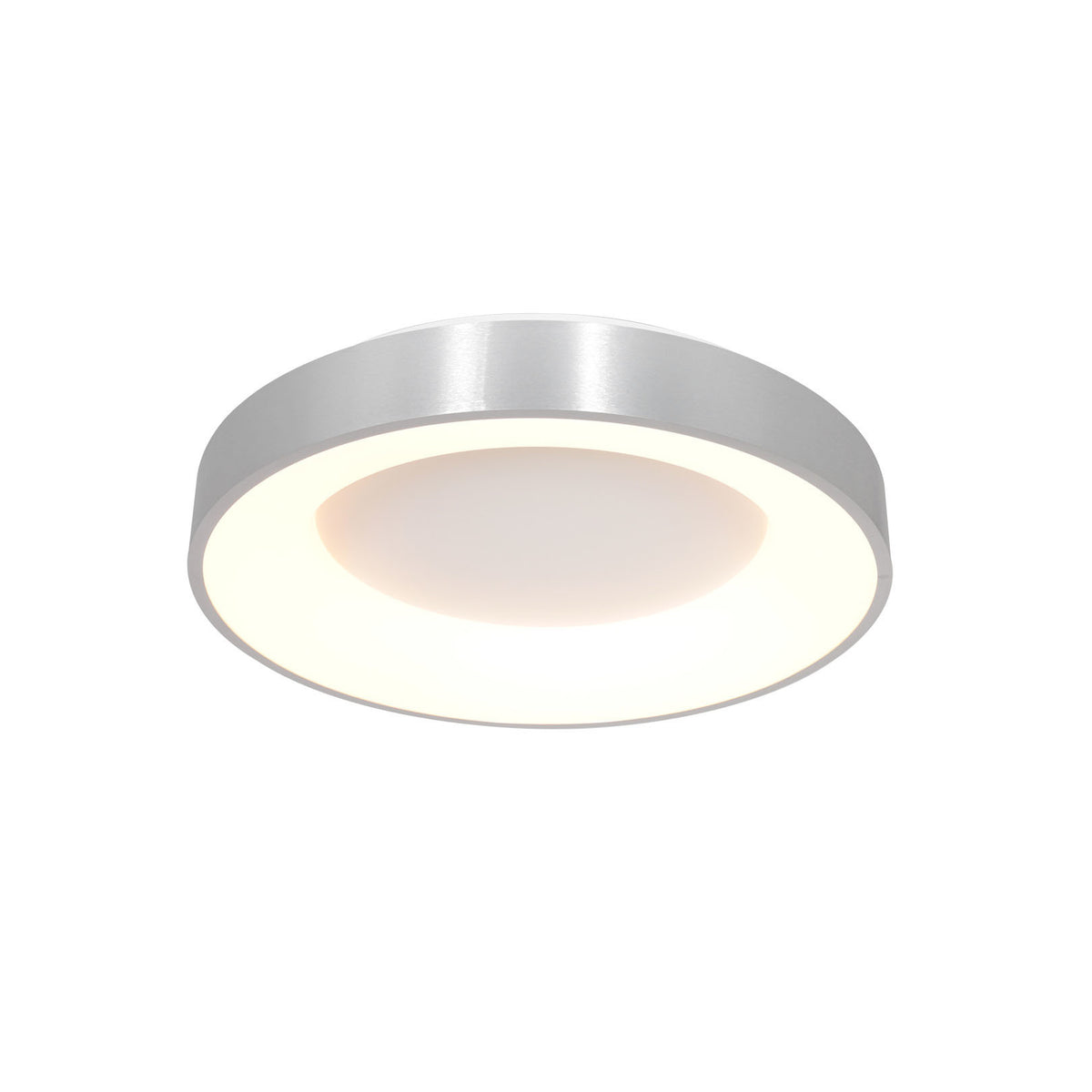 Steinhauer plafondlamp Ringlede - 1 lichts - 38x 9 cm - zilver