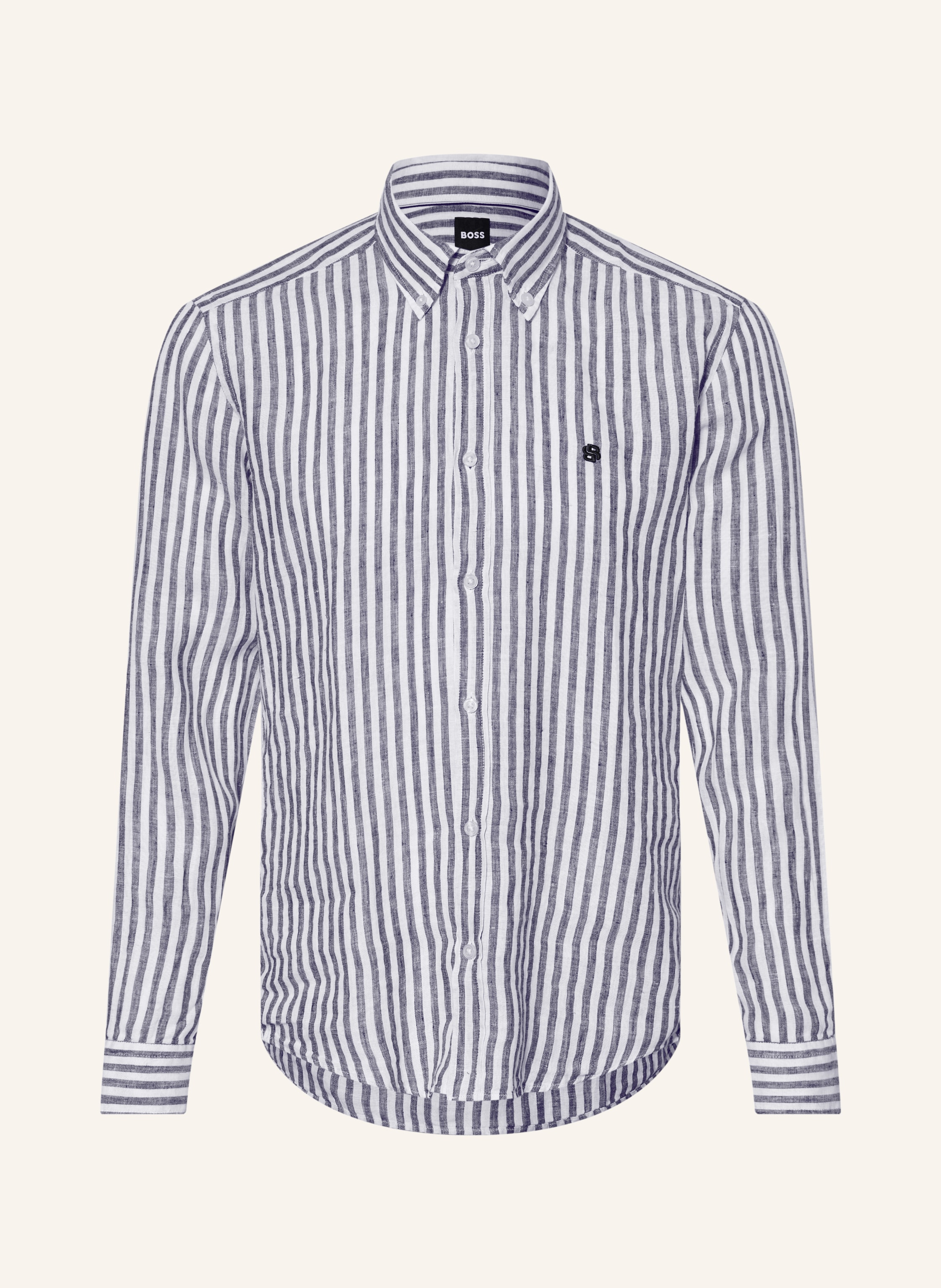 BOSS Leinenhemd LIAM Regular Fit