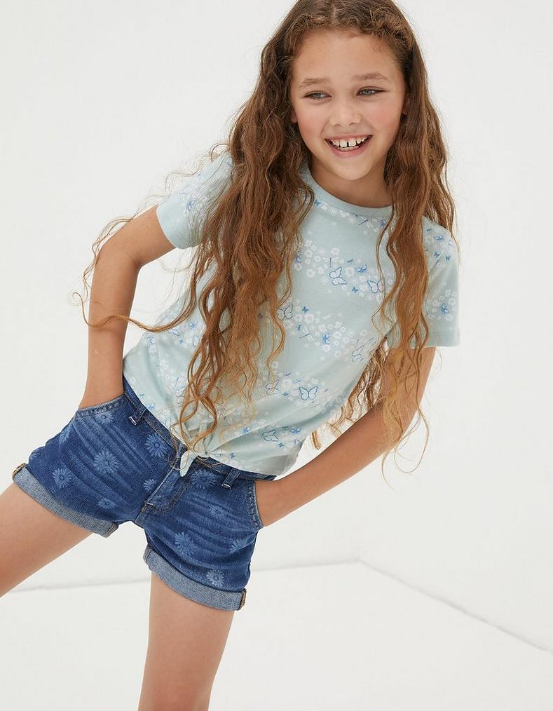 Daisy Knot Front T-Shirt