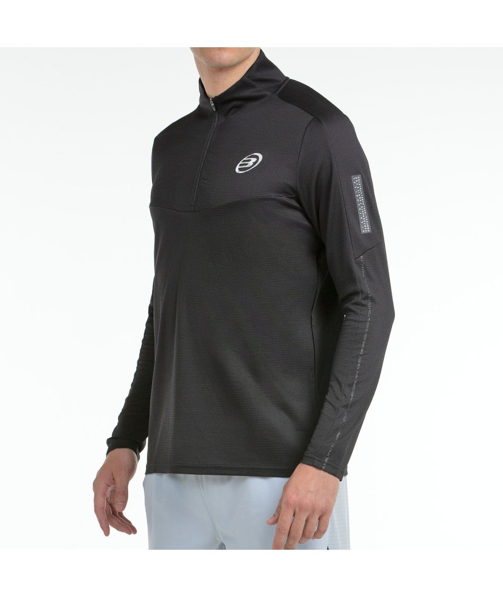 CAMISETA BULLPADEL LANCO NEGRO