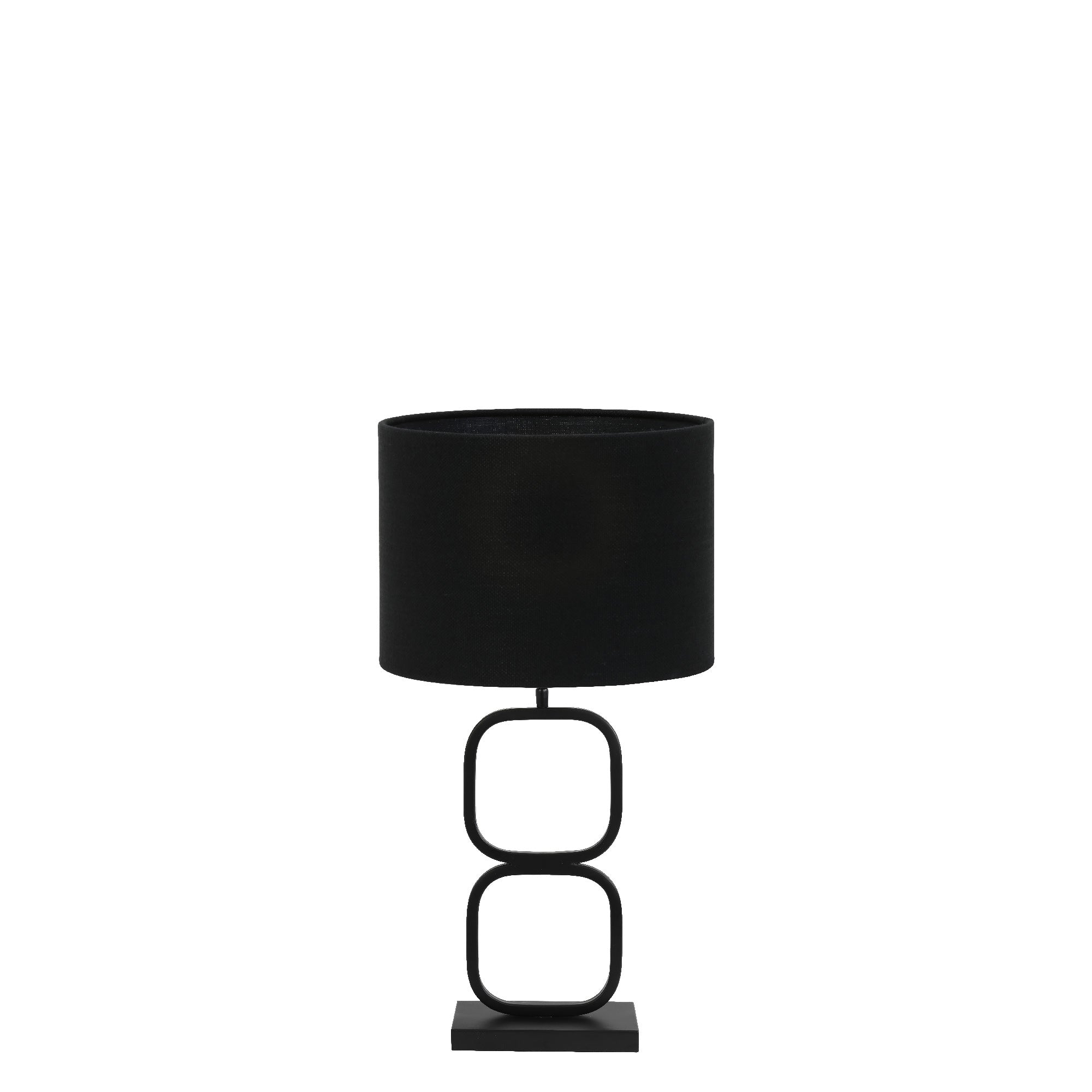 Light & Living tafellamp Lutika/Livigno - zwart, zwart - 30x30x67cm