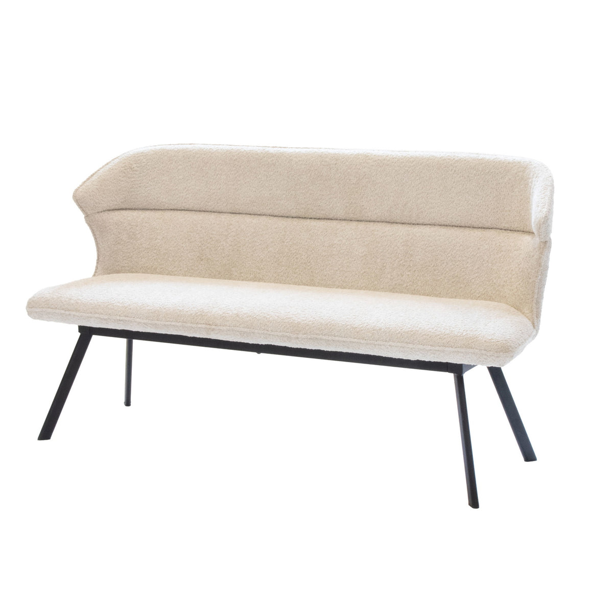 Giga Meubel Eetkamerbank Avery - Beige Stof - 160x60x88cm