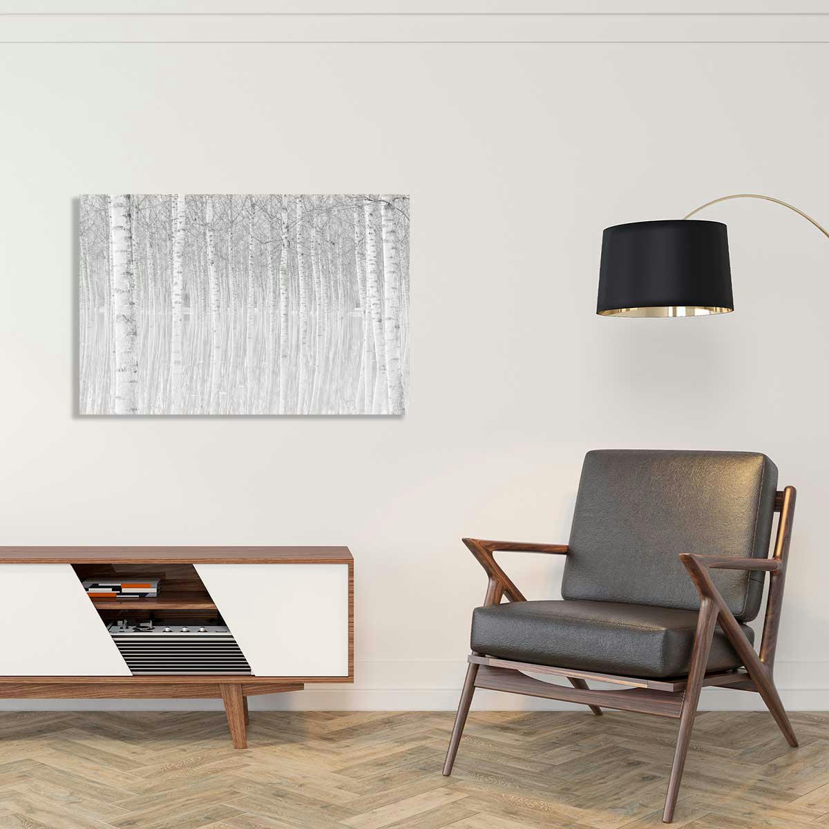 - Tableau nature perspective trees imprimé sur toile 60x40cm