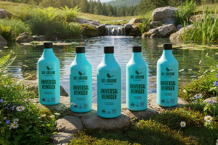 KONSIMO HEY GREENIE Zestaw uniwersalnych płynów do czyszczenia 5szt. 800 ml