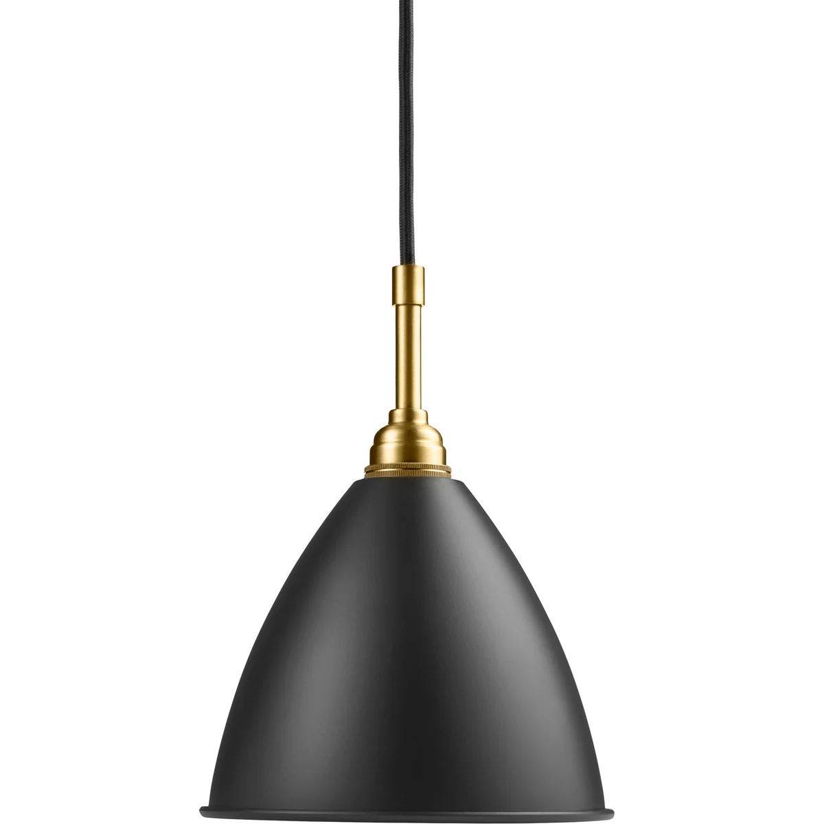 Gubi - Bestlite BL9 Pendelleuchte, Ø 16 cm, Messing / schwarz seidenmatt