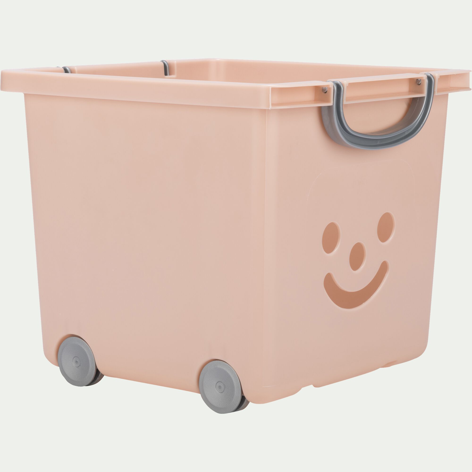 ZACCHARIE - Bac de rangement 25L - rose argile