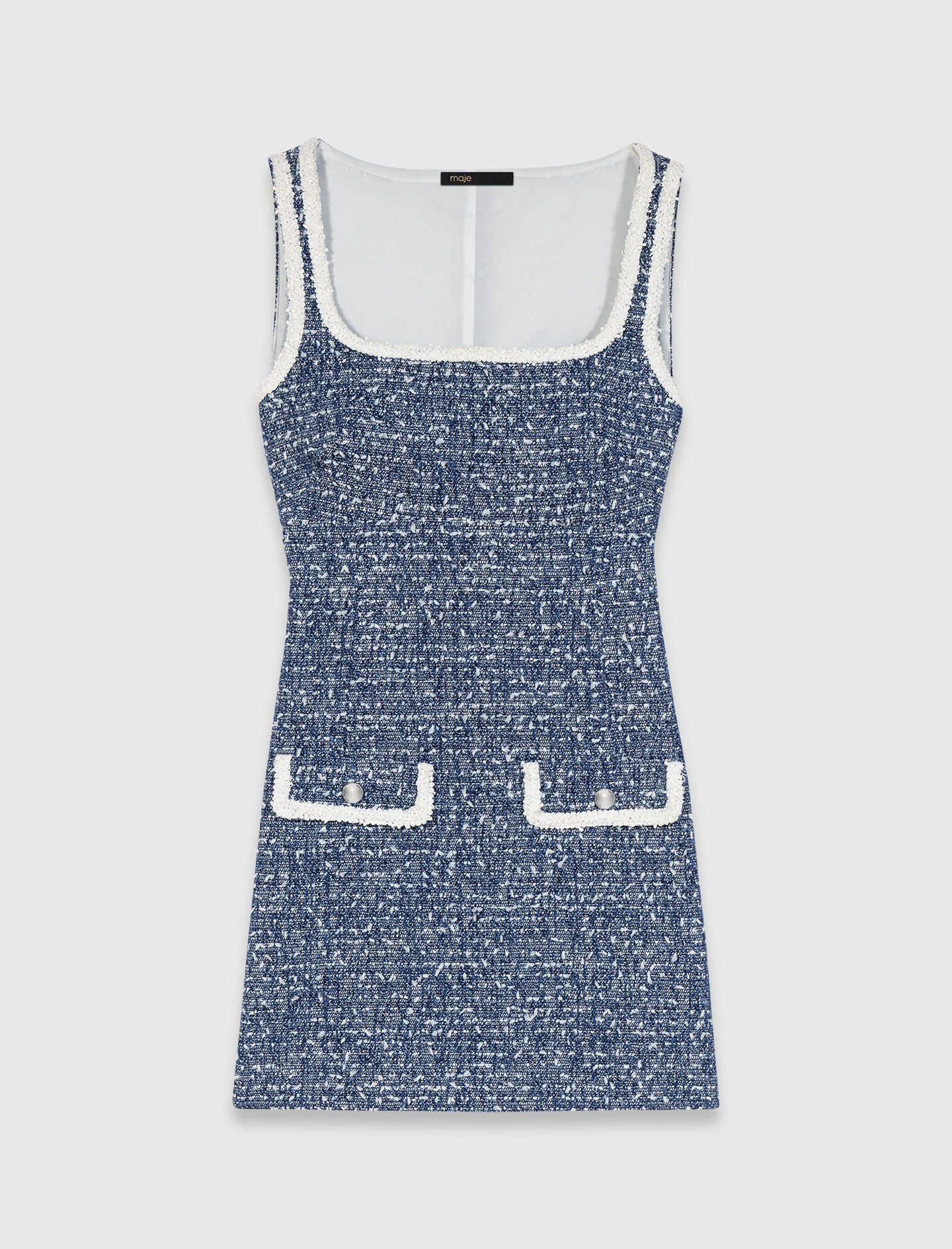 Robe courte en tweed